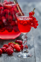 Liqueur made of wild berries