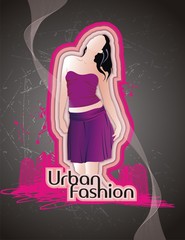 beautiful woman background