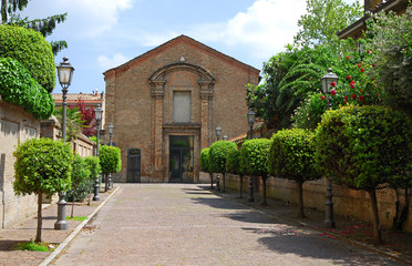 Fototapeta na wymiar Włochy Ravenna antyczny Rasi teatr.