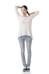 Fototapeta premium Asian young woman