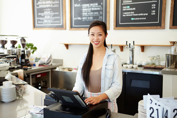 Female Owner Of Coffee Shop