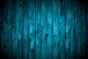 Dark Blue Wooden Wall