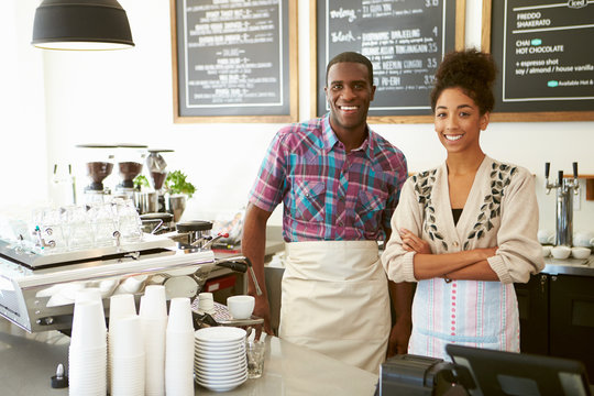 Female Owner Of Coffee Shop