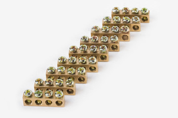 contact on the white background