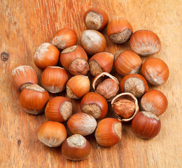 many hazelnuts