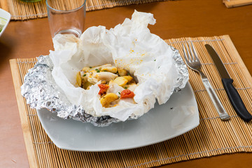 pesce al cartoccio