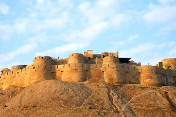 Fototapete Gründungsarbeit Jaisalmer Fort in Jaisalmer, Indien