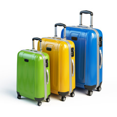 suitcases - travel, luggage icon