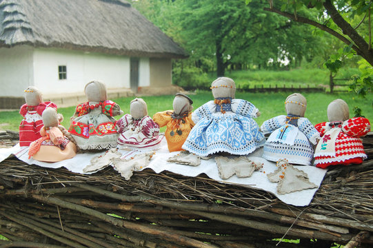 People rag dolls handmade.