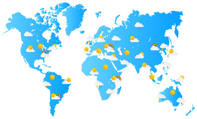 World Map Weather Forecast
