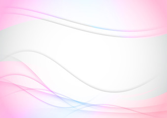 Abstract colorful transparent background with swooshes