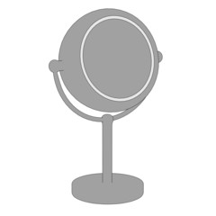 Fototapeta premium cartoon image of cosmetics mirror