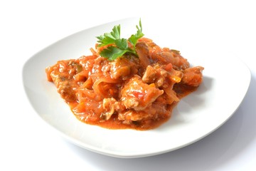 fish in tomato sauce