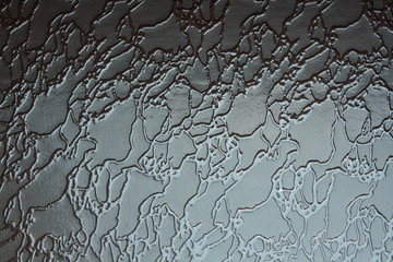 Abstract pattern on glass