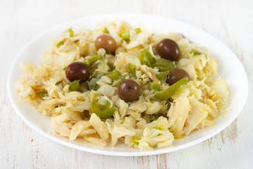 codfish with vegetables