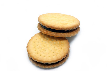 Fototapeta na wymiar Two biscuits