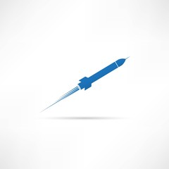 Fototapeta premium Rocket icon