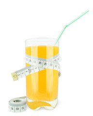 orange juice and meter