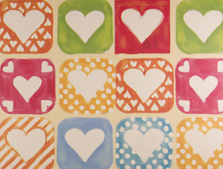 cuori colorati