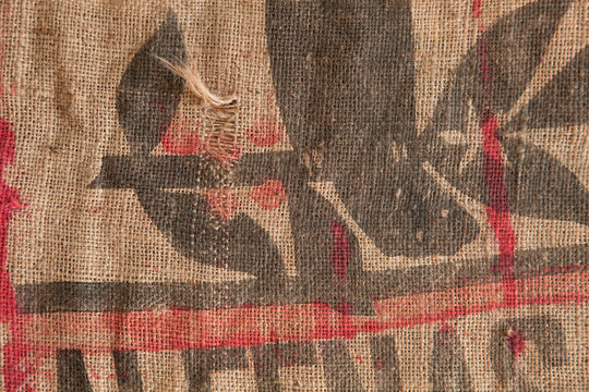 jute sackcloth decoration
