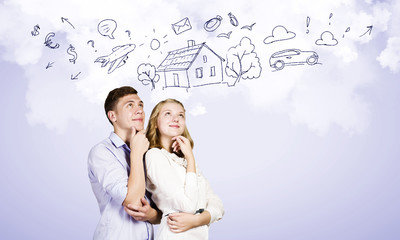 Young happy couple © Sergey Nivens