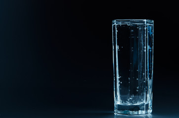 glass with water