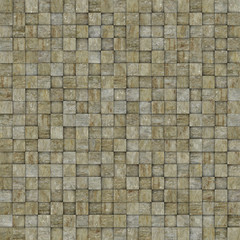 square mosaic tiled metal rusty grunge pattern