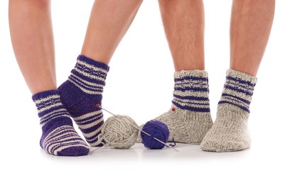 Knitted socks