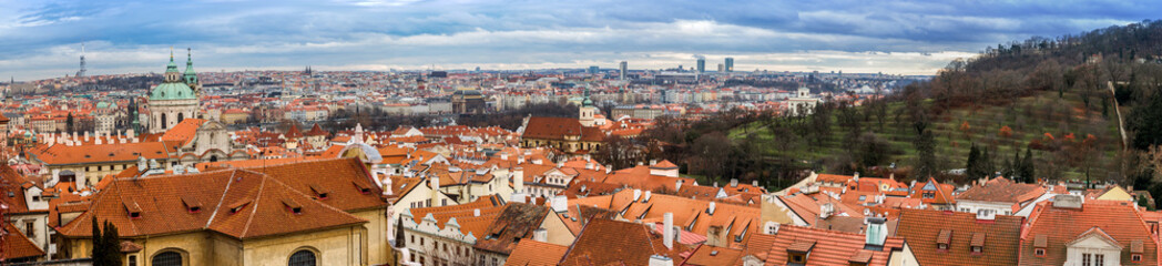 Fototapeta na wymiar Pejzaż z Pragi