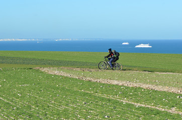 vtt le long de la côte d'opale