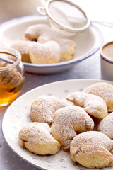 Homemade shortbread cookies