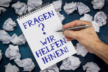 Fragen? Wir helfen Ihnen gerne!