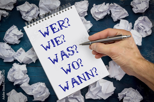 "W-Fragen Konzept" Stockfotos und lizenzfreie Bilder auf Fotolia.com