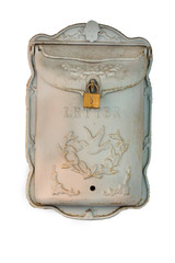 Beautiful old mailbox .