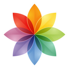 Color Wheel Flower