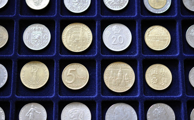 Numismatic coins mat