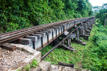 Fototapeta na wymiar Zobacz Birmy Kolejowa (Death Railway), Tajlandia