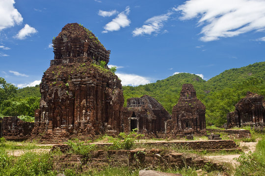Temple ruin of the My Son comple, Vietnam