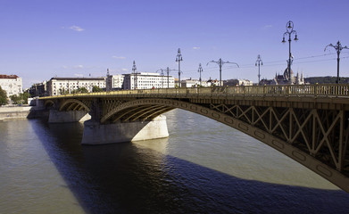 Margit bridge in Budapest, Hungary