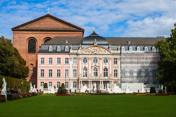 The prince electors palace and the roman basillica in Trier