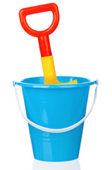 Toy bucket and spade © DenisNata