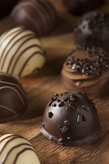 Gourmet Fancy Dark Chocolate Truffle Candy