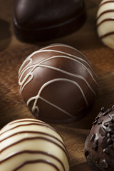 Gourmet Fancy Dark Chocolate Truffle Candy
