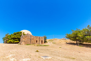 Ruins of old town in Rethymno, Crete, Greece.