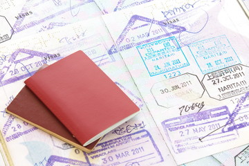 passport stamp