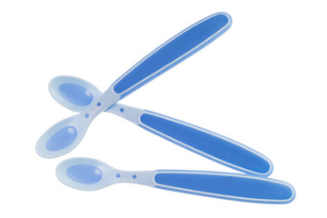 Löffel für Babys isoliert