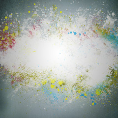 Creative grunge background. Graffiti splatter on a wall