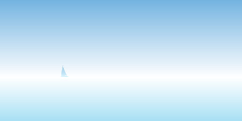 Kleines Boot auf dem Meer © GabiWolf