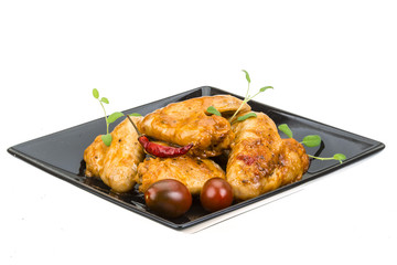 Grilled chicken wings