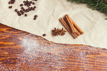 Rustic brown background